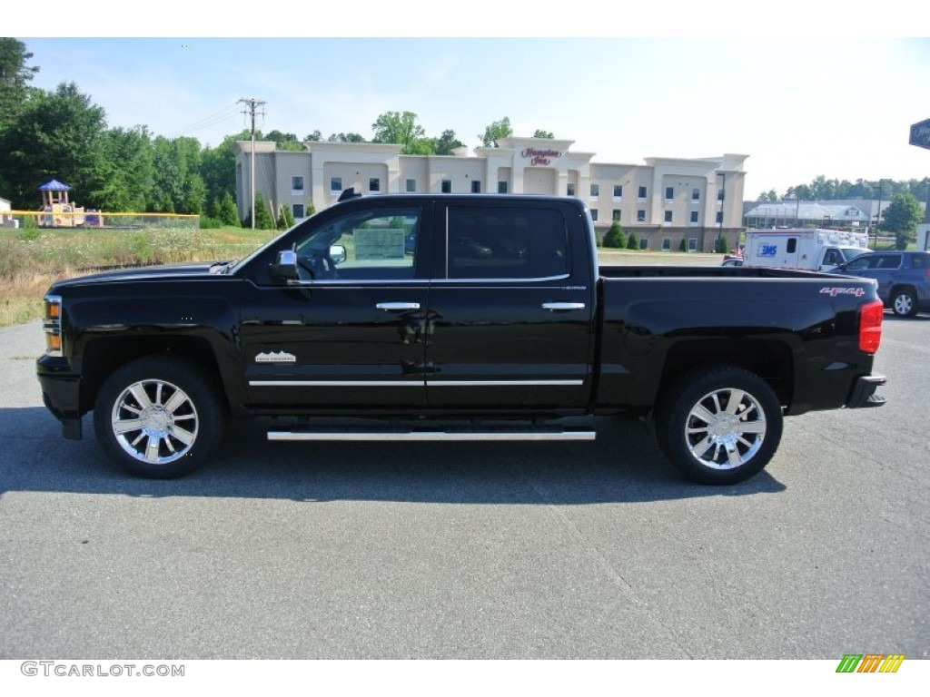 2015 Silverado 1500 High Country Crew Cab 4x4 - Black / High Country Saddle photo #3