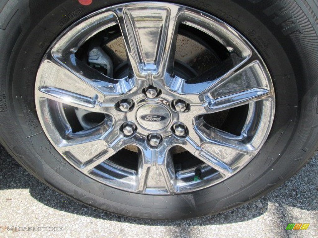 2015 F150 XLT SuperCrew - Magnetic Metallic / Medium Earth Gray photo #4