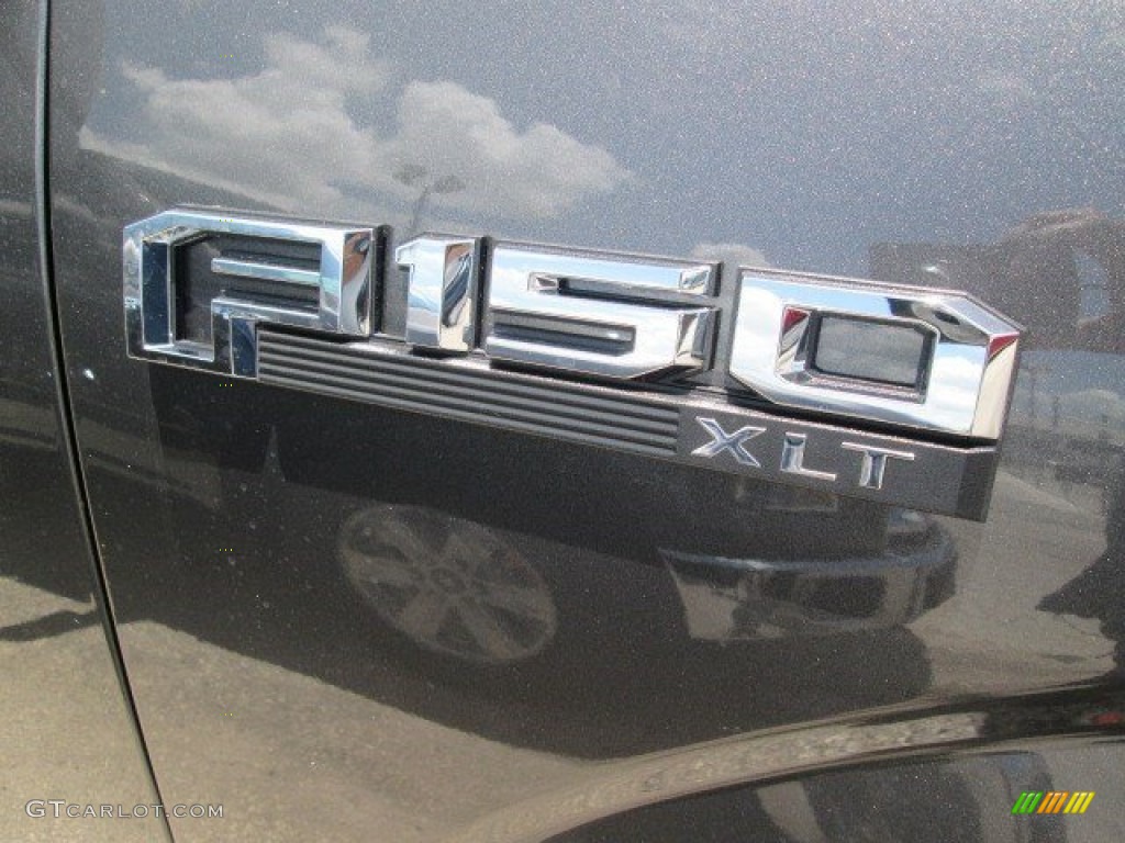 2015 F150 XLT SuperCrew - Magnetic Metallic / Medium Earth Gray photo #5