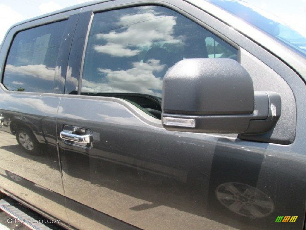 2015 F150 XLT SuperCrew - Magnetic Metallic / Medium Earth Gray photo #6