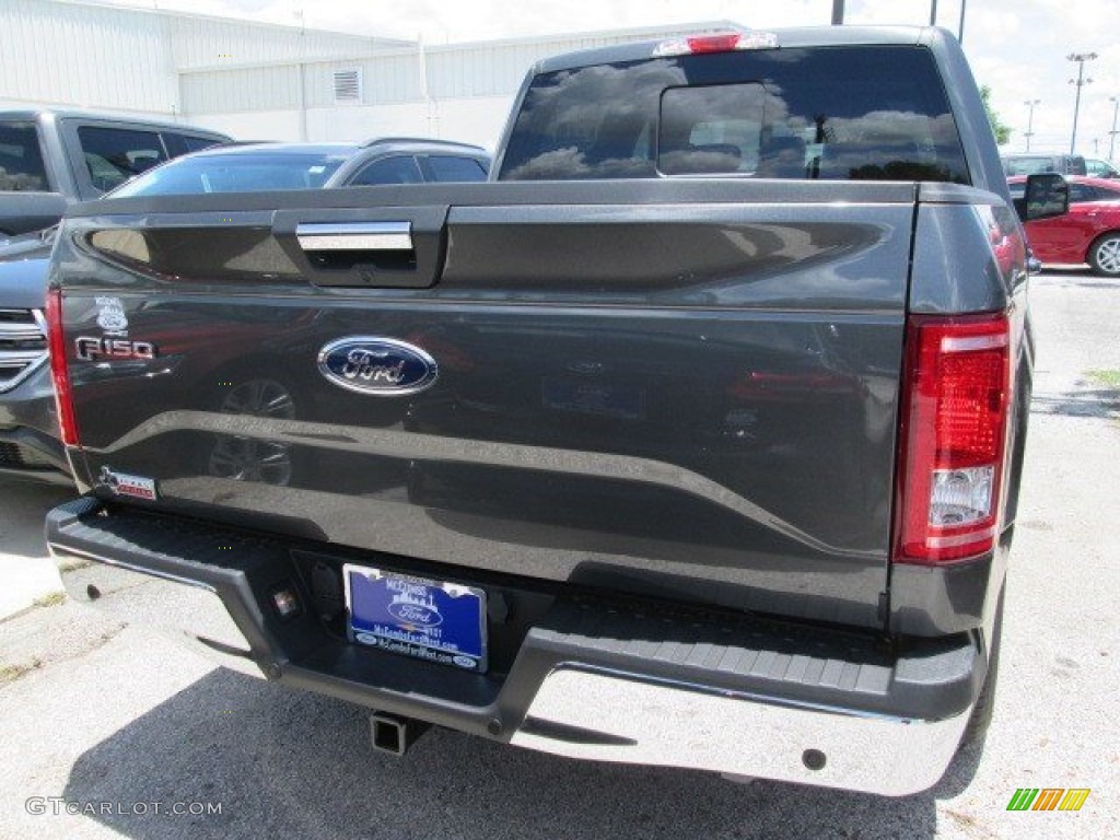 2015 F150 XLT SuperCrew - Magnetic Metallic / Medium Earth Gray photo #21