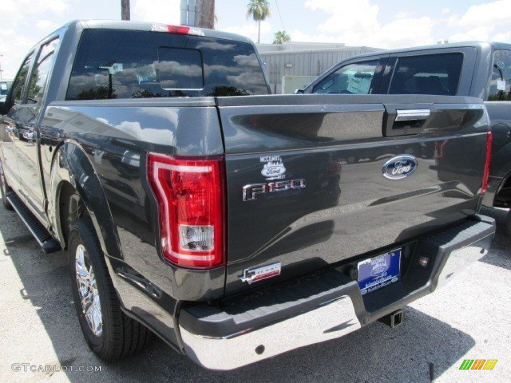 2015 F150 XLT SuperCrew - Magnetic Metallic / Medium Earth Gray photo #22