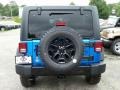 2015 Hydro Blue Pearl Jeep Wrangler Unlimited Willys Wheeler 4x4  photo #5
