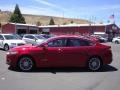 2013 Ruby Red Metallic Ford Fusion Hybrid SE  photo #4