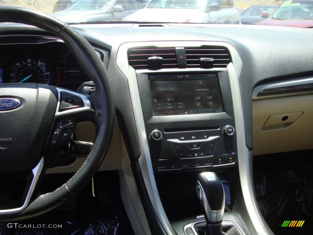 2013 Fusion Hybrid SE - Ruby Red Metallic / Dune photo #14