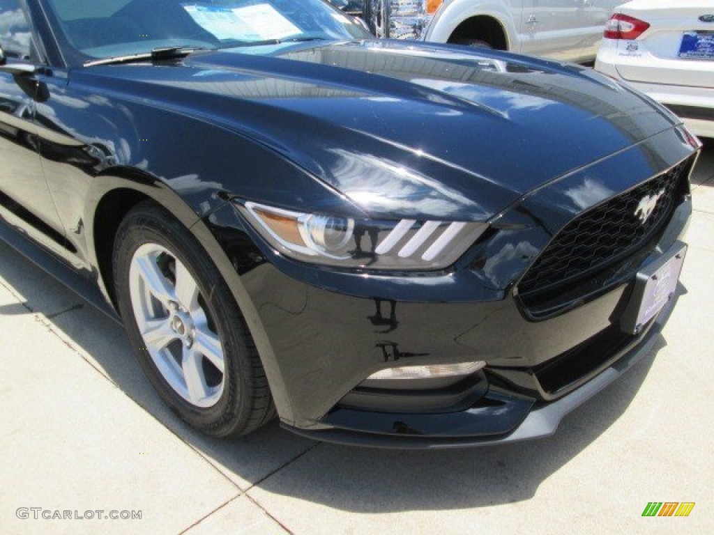 2015 Mustang V6 Coupe - Black / Ebony photo #2