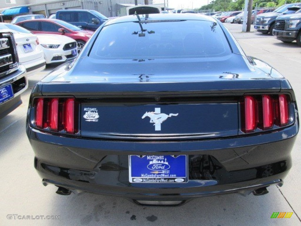 2015 Mustang V6 Coupe - Black / Ebony photo #9