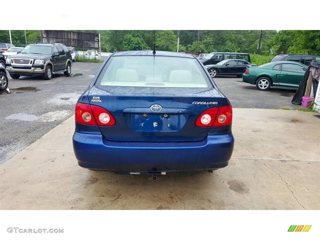 2008 Corolla S - Speedway Blue Metallic / Stone photo #5