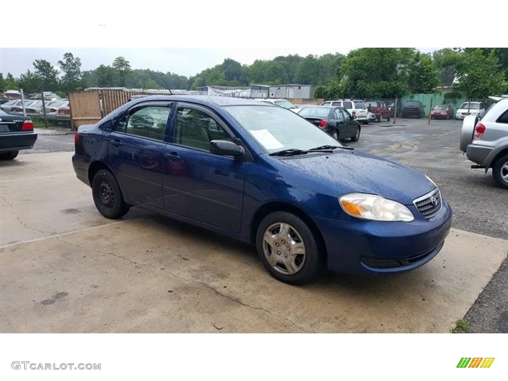 2008 Corolla S - Speedway Blue Metallic / Stone photo #7