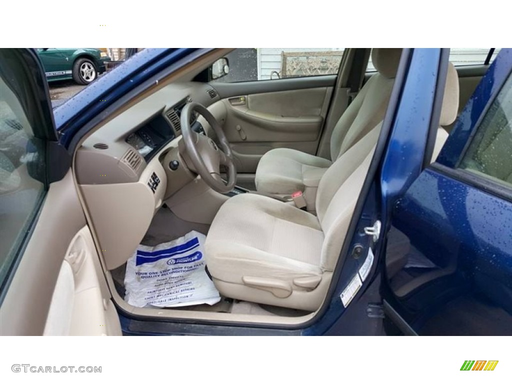 2008 Corolla S - Speedway Blue Metallic / Stone photo #12
