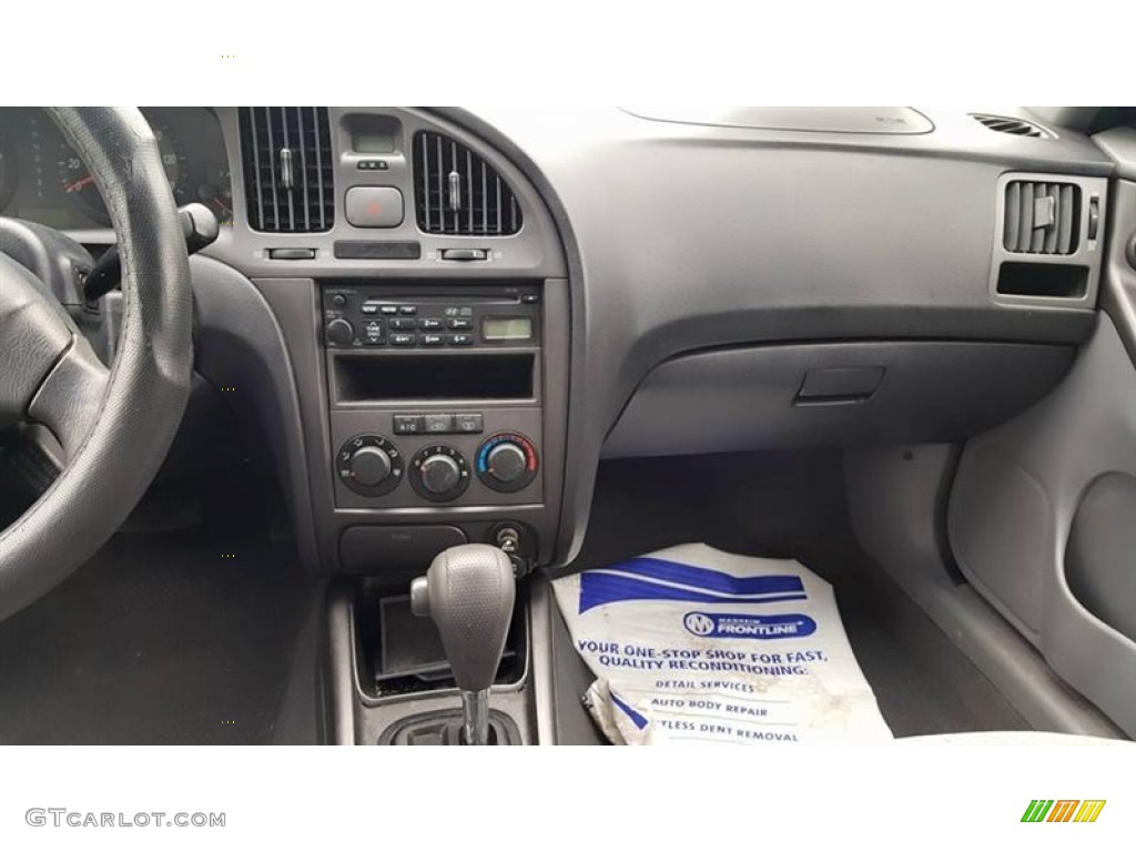 2006 Elantra GLS Sedan - Ebony Black / Gray photo #10
