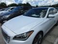 2015 Casablanca White Hyundai Genesis 3.8 Sedan  photo #2