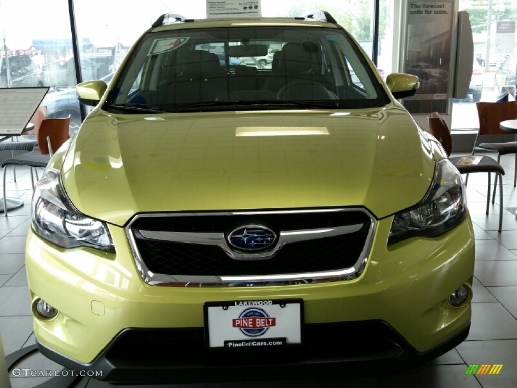 2015 XV Crosstrek Hybrid Touring - Plasma Green Pearl / Black photo #2