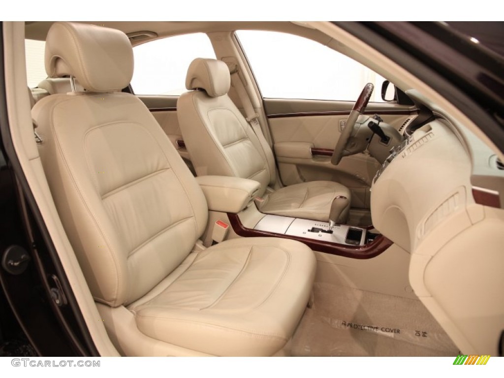 2006 Azera Limited - Aubergine Red / Beige photo #12