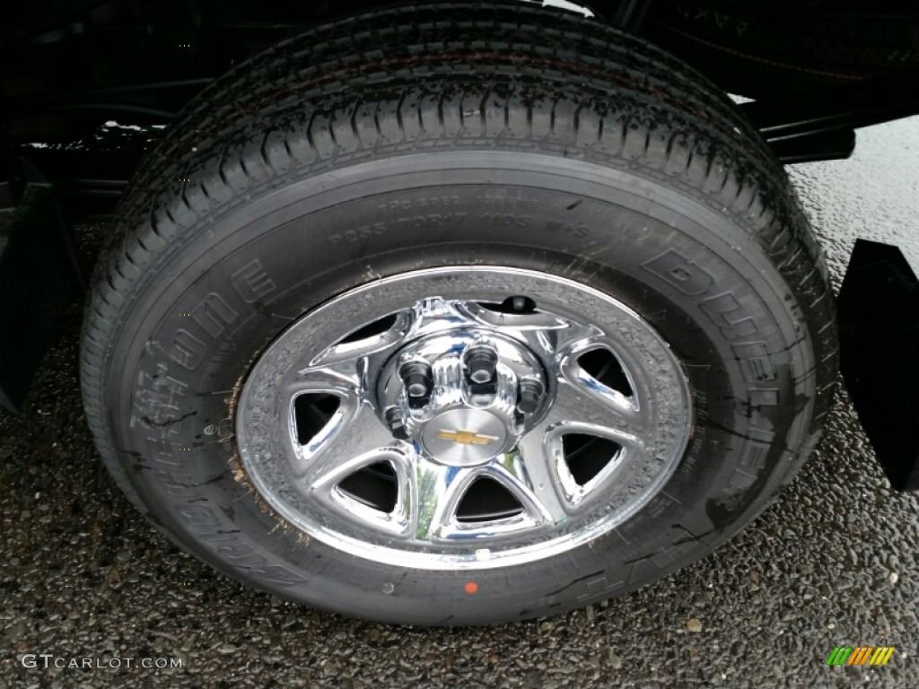 2015 Silverado 1500 WT Regular Cab - Black / Dark Ash/Jet Black photo #6