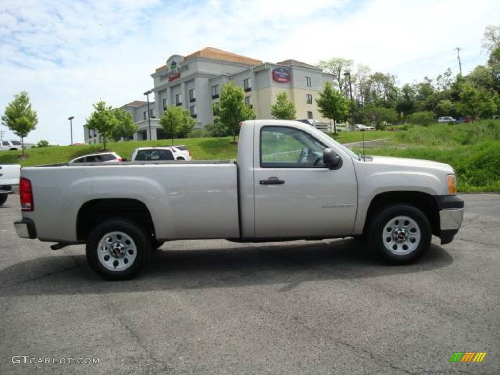 2008 Sierra 1500 Regular Cab - Silver Birch Metallic / Dark Titanium photo #2