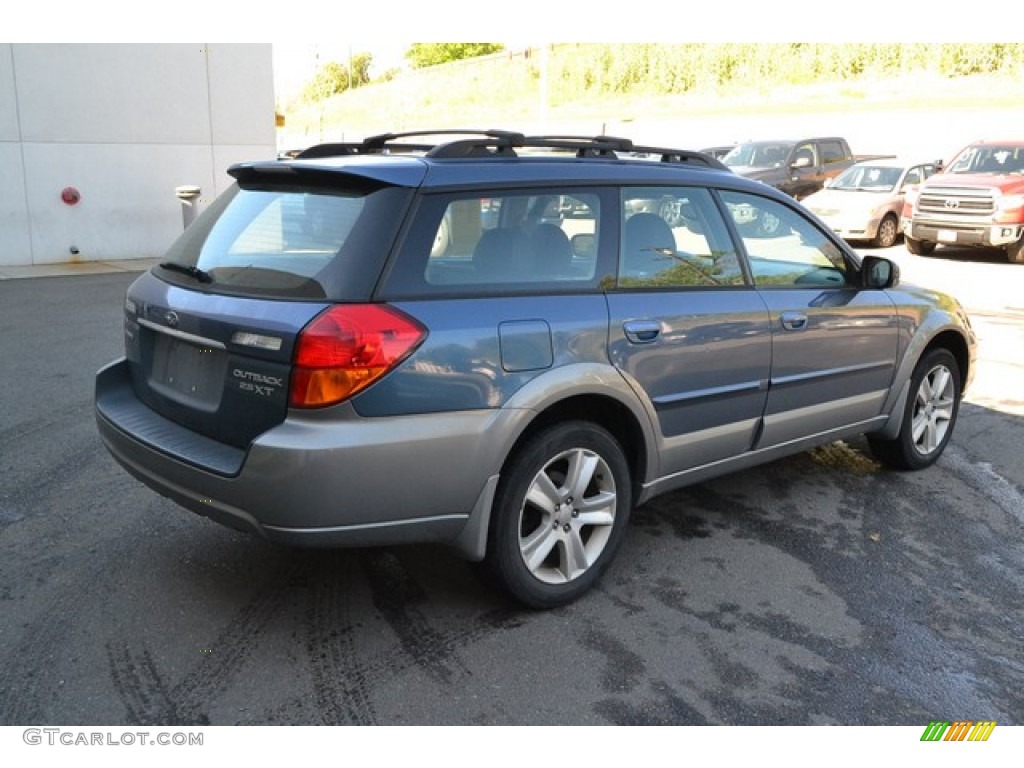 2005 Outback 2.5XT Limited Wagon - Atlantic Blue Pearl / Off Black photo #2