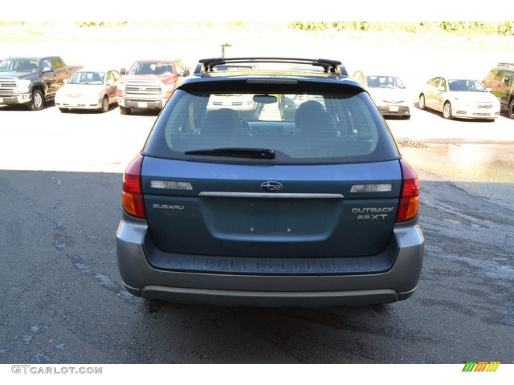 2005 Outback 2.5XT Limited Wagon - Atlantic Blue Pearl / Off Black photo #3