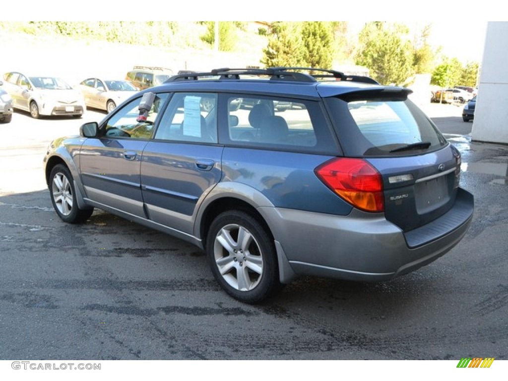 2005 Outback 2.5XT Limited Wagon - Atlantic Blue Pearl / Off Black photo #4