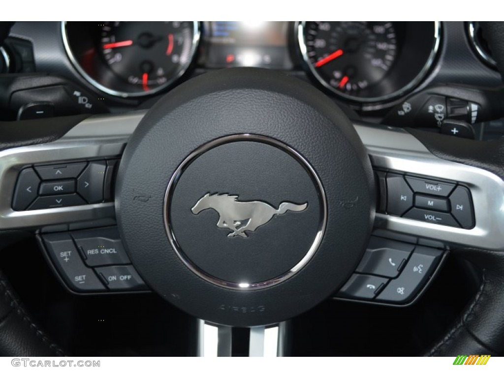 2015 Mustang EcoBoost Coupe - Black / Ebony photo #15