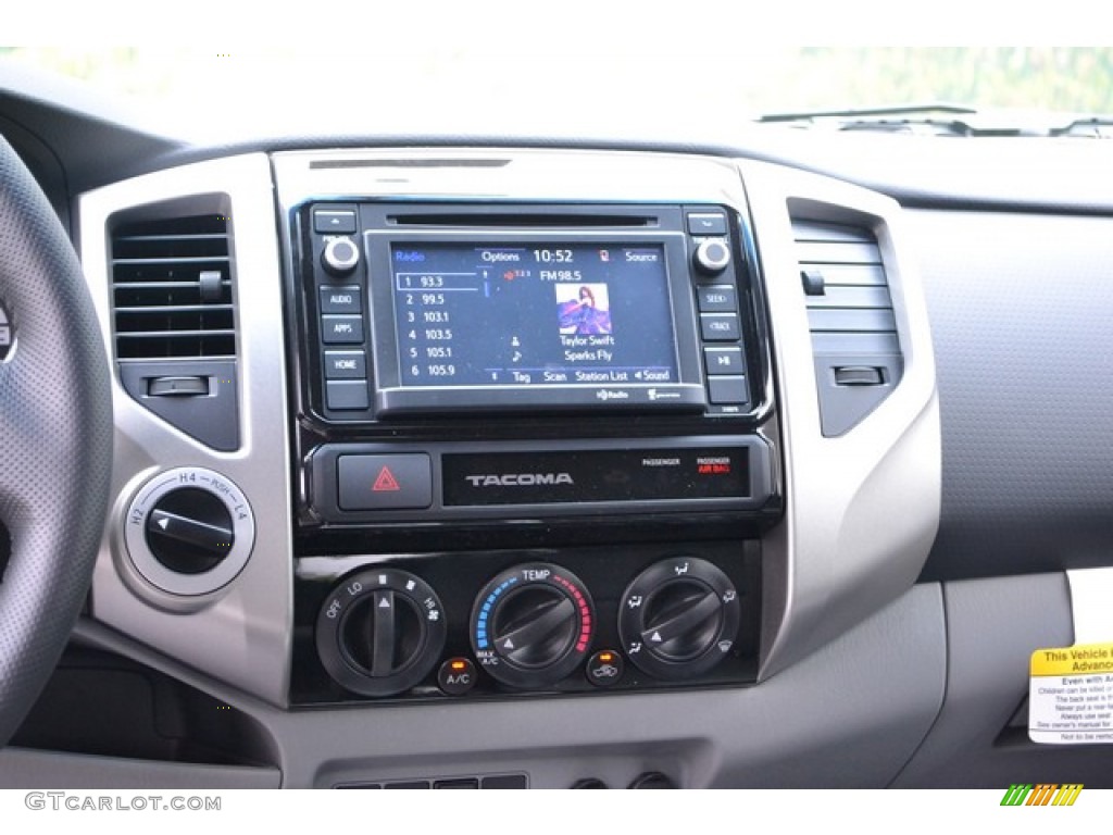 2015 Tacoma V6 Double Cab 4x4 - Black / Graphite photo #6