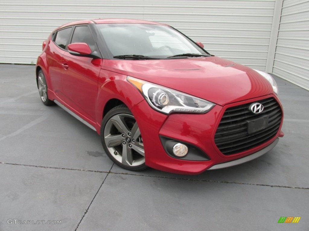 Boston Red 2015 Hyundai Veloster Turbo Exterior Photo #104890184