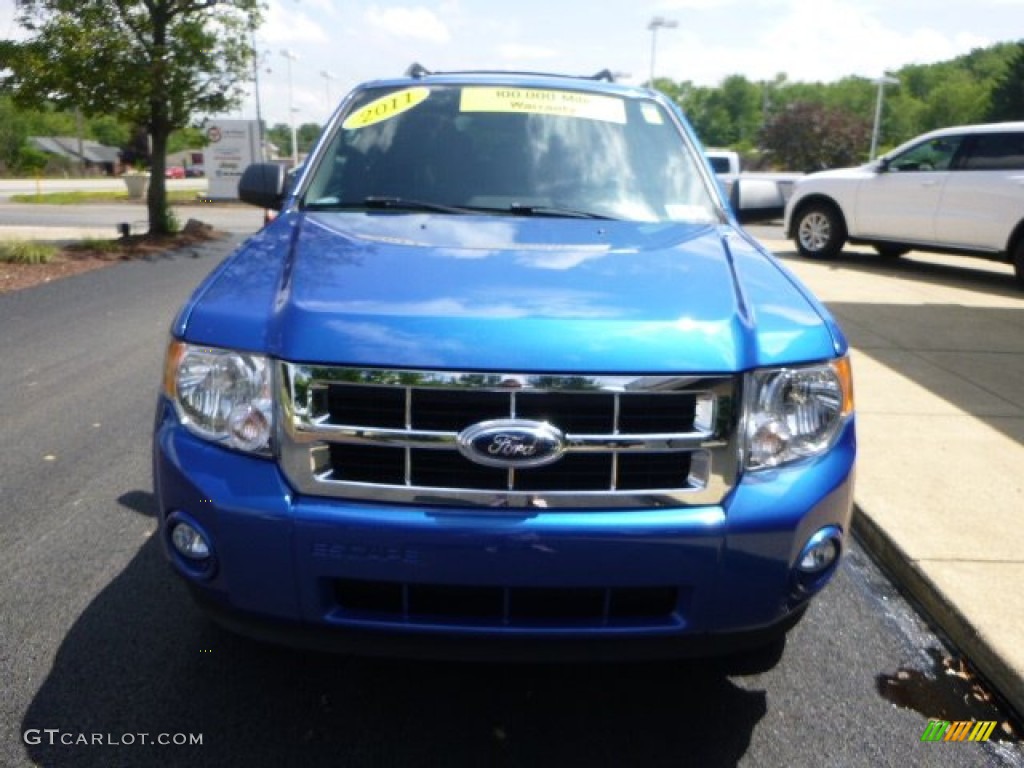 2011 Escape XLT V6 4WD - Blue Flame Metallic / Charcoal Black photo #4