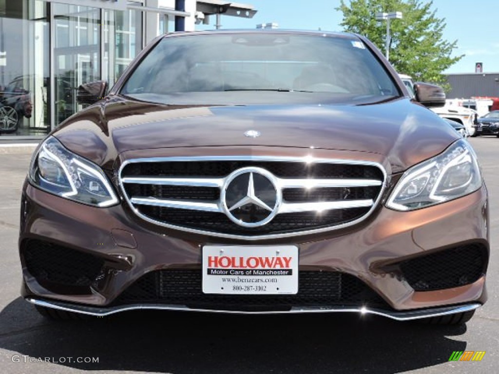2016 E 400 4Matic Sedan - Dolomite Brown Metallic / Black photo #2