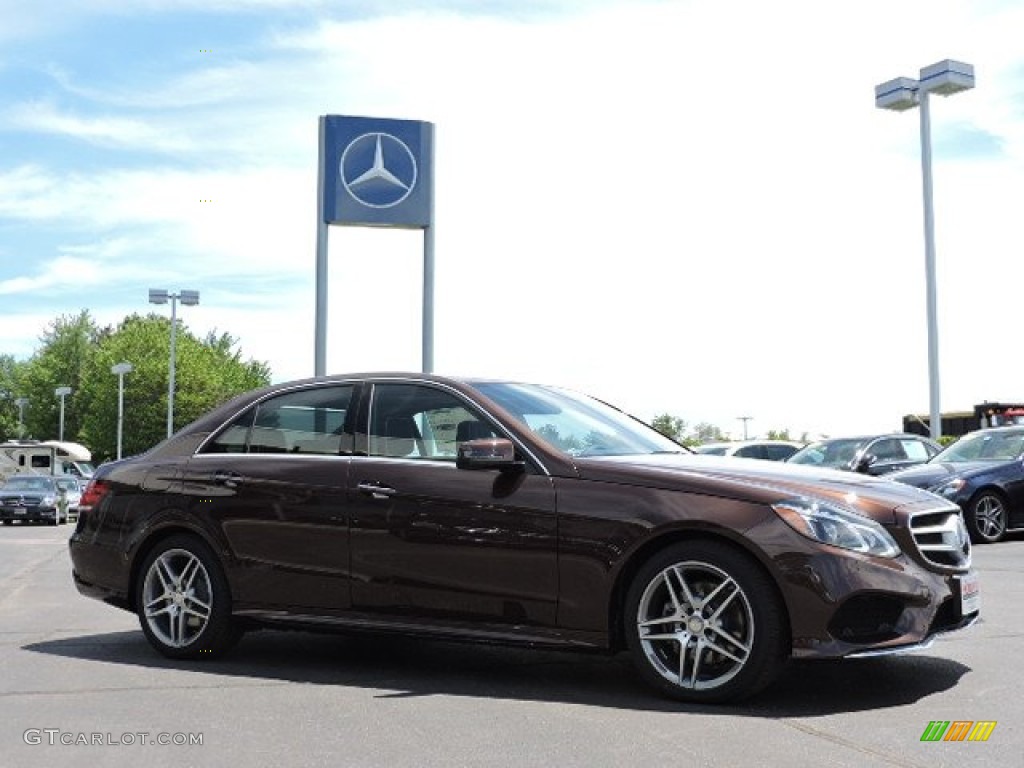 2016 E 400 4Matic Sedan - Dolomite Brown Metallic / Black photo #4