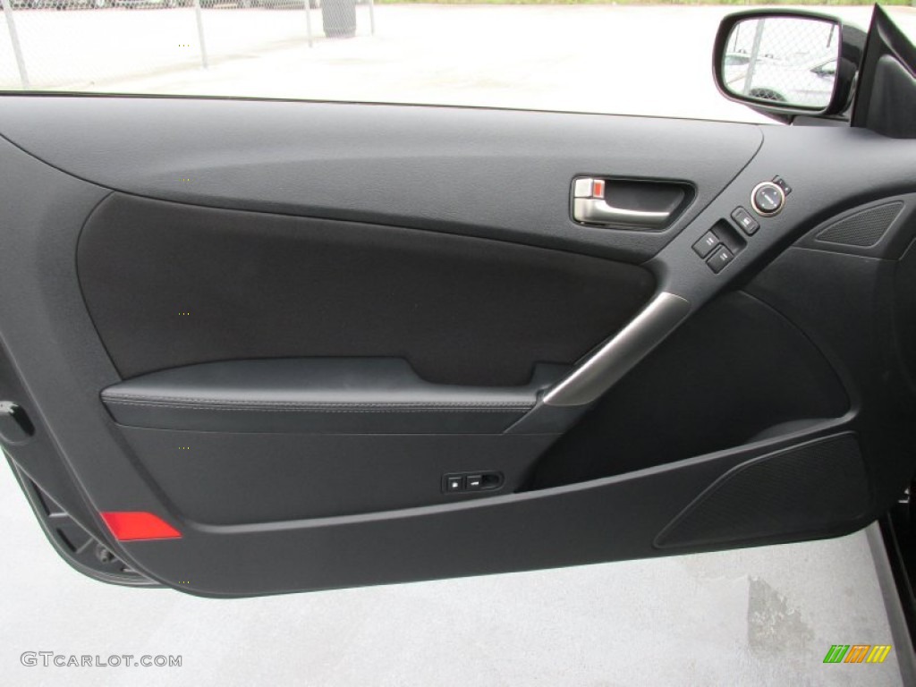 2015 Genesis Coupe 3.8 - Caspian Black / Black photo #18