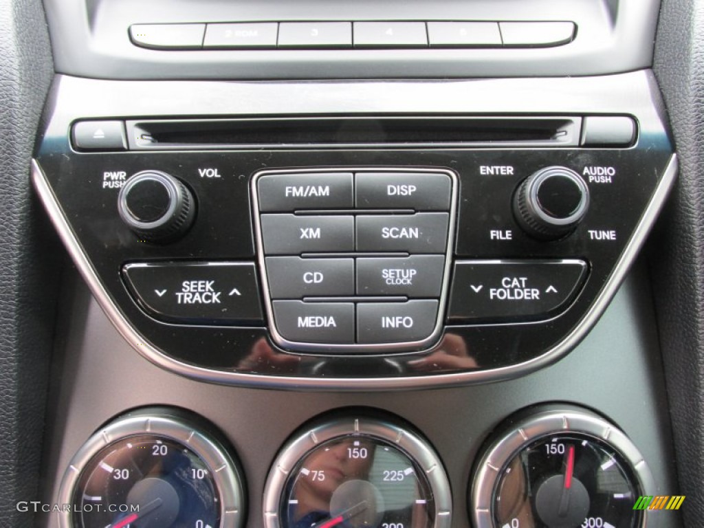 2015 Genesis Coupe 3.8 - Caspian Black / Black photo #25