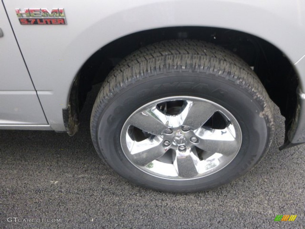 2014 1500 SLT Crew Cab 4x4 - Bright Silver Metallic / Black/Diesel Gray photo #2