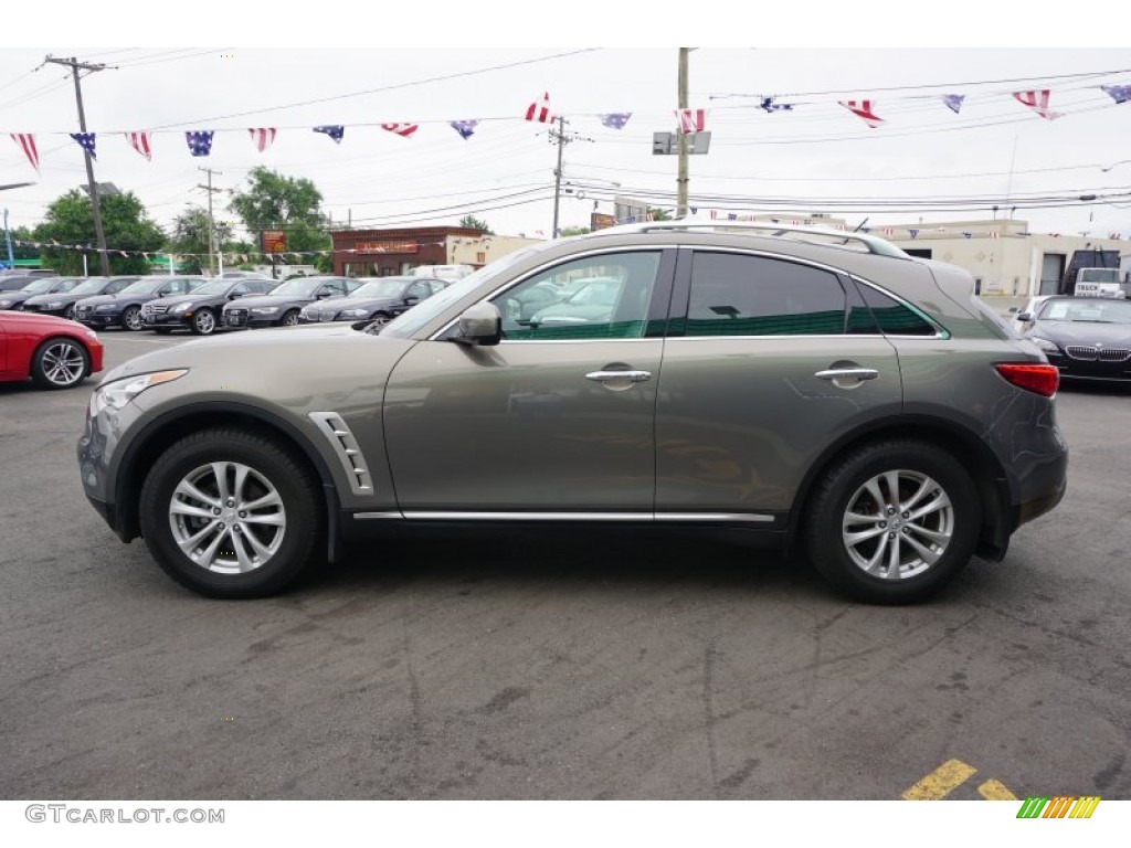 2009 FX 35 AWD - Umbria Twilight / Graphite photo #14