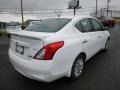 2014 Fresh Powder White Nissan Versa 1.6 S Sedan  photo #4