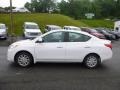 2014 Fresh Powder White Nissan Versa 1.6 S Sedan  photo #7