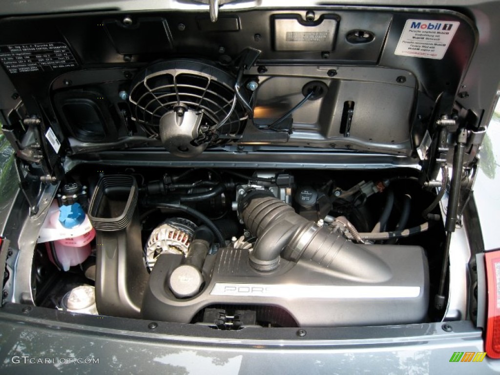 2007 911 Carrera 4 Coupe - Meteor Grey Metallic / Black photo #11