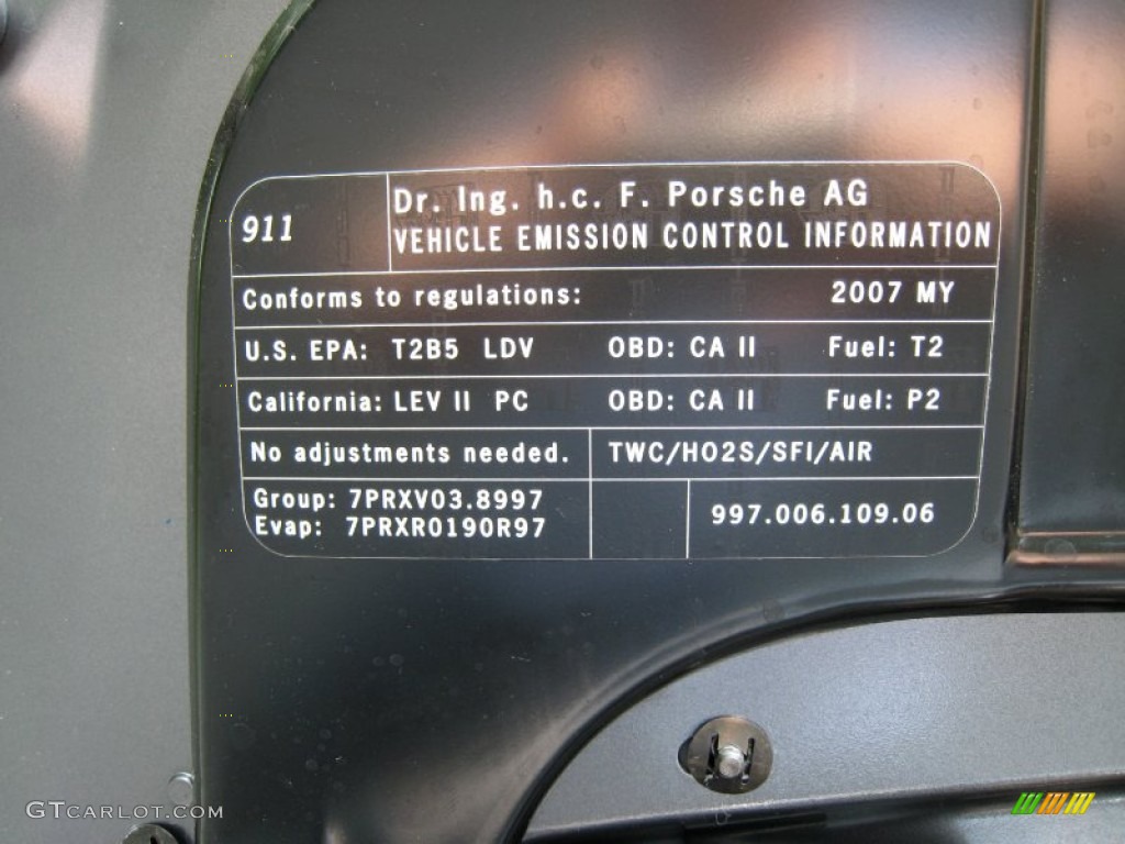 2007 911 Carrera 4 Coupe - Meteor Grey Metallic / Black photo #19