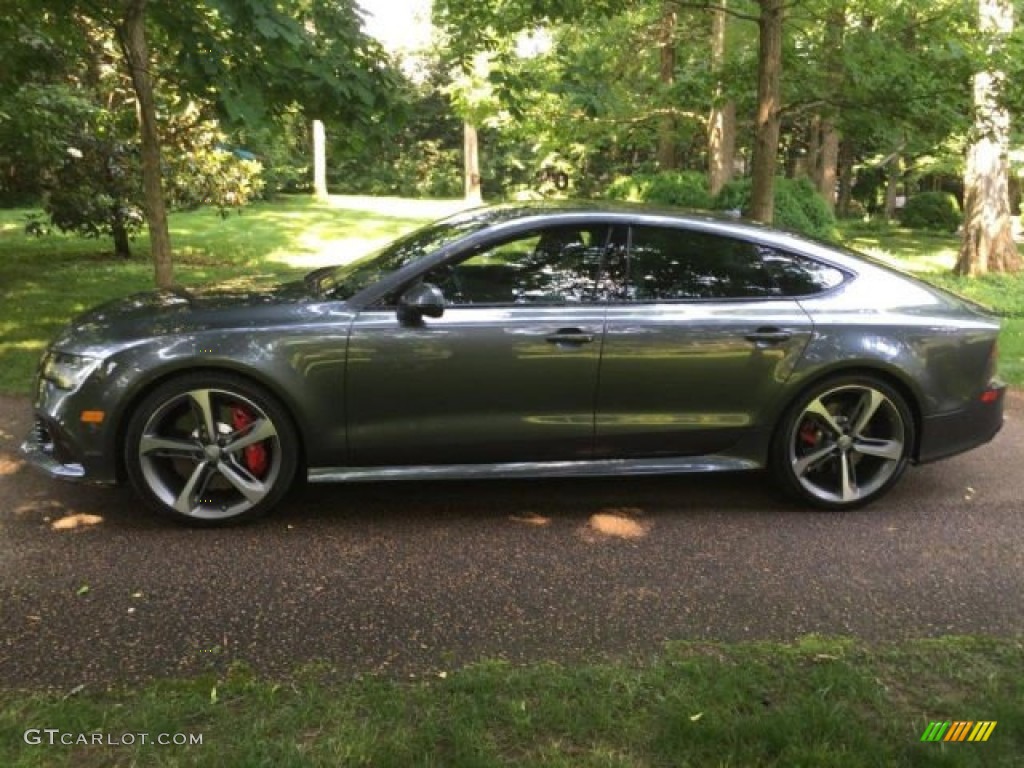 Daytona Grey Pearl 2014 Audi RS 7 4.0 TFSI quattro Exterior Photo #104901623