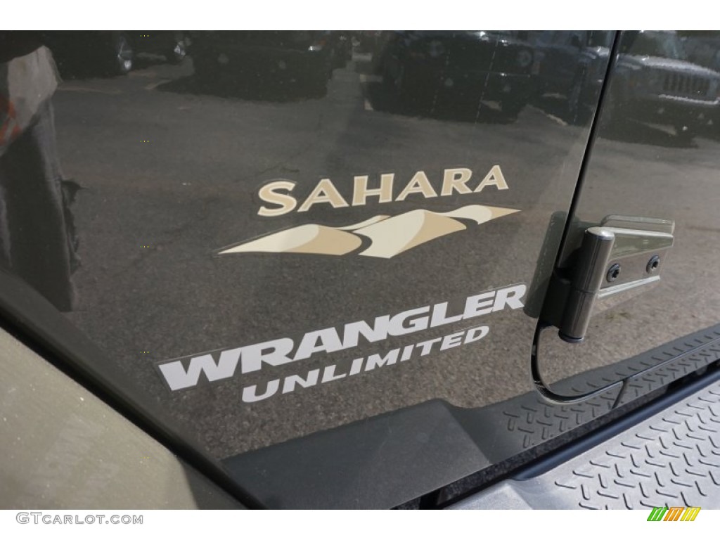 2015 Wrangler Unlimited Sahara 4x4 - Tank / Black/Dark Saddle photo #7