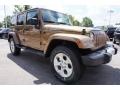 Copper Brown Pearl 2015 Jeep Wrangler Unlimited Sahara 4x4 Exterior