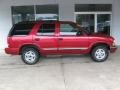 2000 Majestic Red Metallic Chevrolet Blazer LS 4x4  photo #2