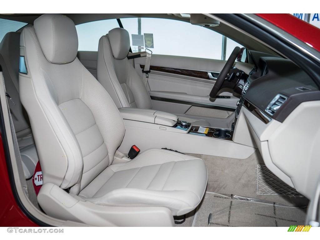 Silk Beige/Espresso Brown Interior 2016 Mercedes-Benz E 400 Coupe Photo #104905982