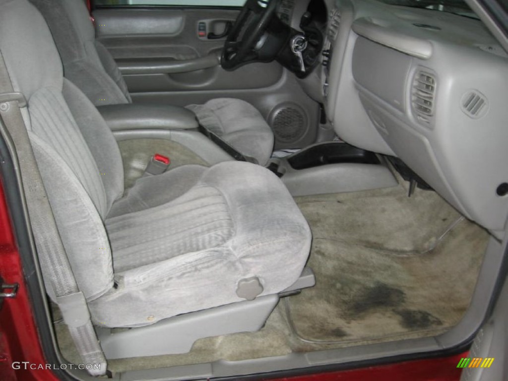 2000 Blazer LS 4x4 - Majestic Red Metallic / Graphite Gray photo #10
