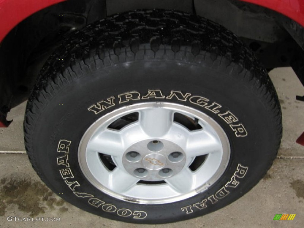 2000 Blazer LS 4x4 - Majestic Red Metallic / Graphite Gray photo #22