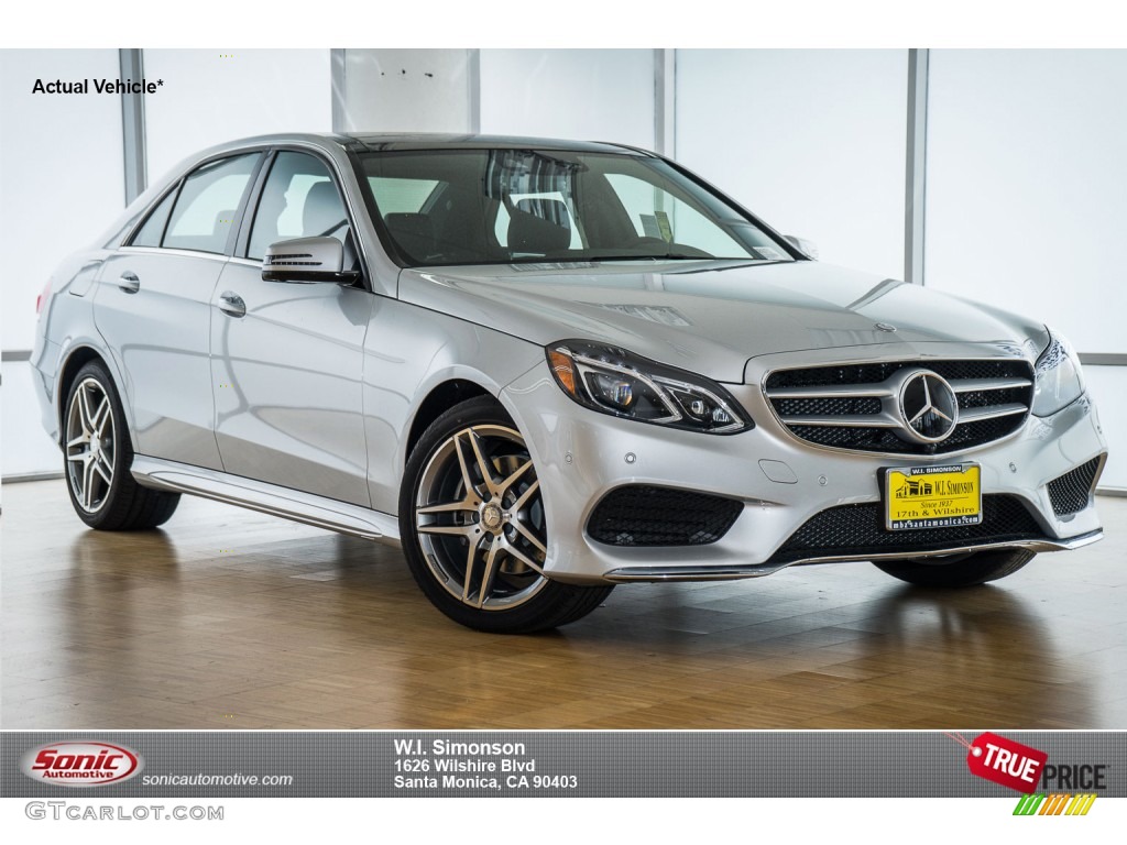 2016 E 400 Sedan - Iridium Silver Metallic / Black photo #1