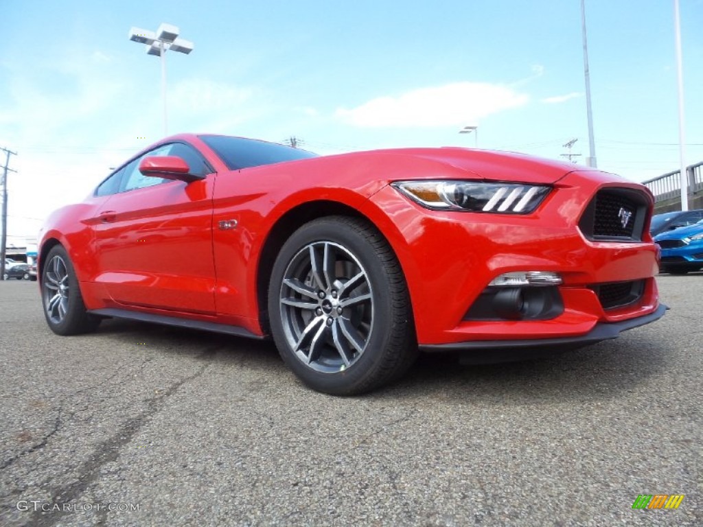 2015 Mustang GT Coupe - Race Red / Ebony photo #9