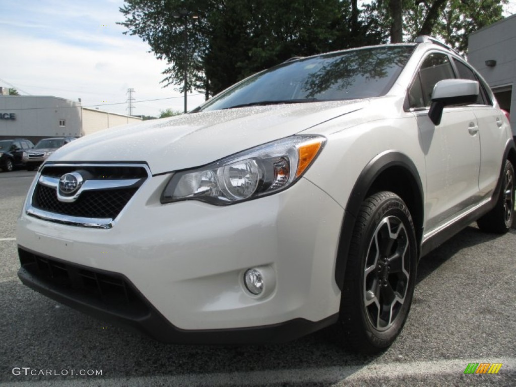 2015 XV Crosstrek 2.0i Premium - Crystal White Pearl / Ivory photo #4