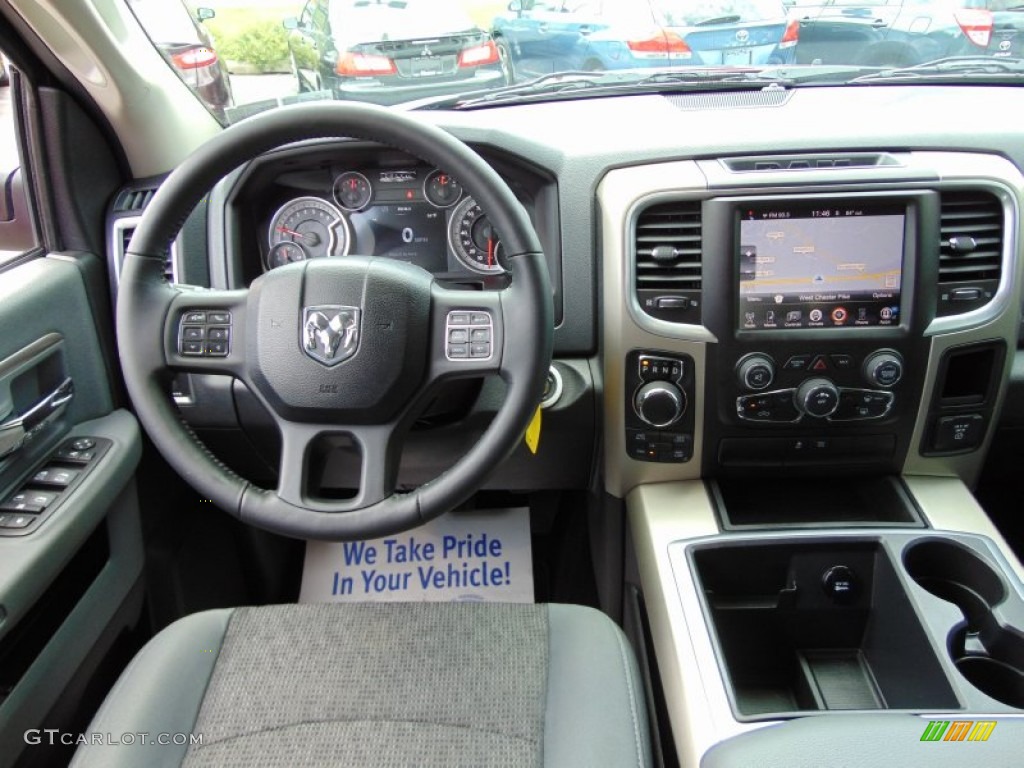 2014 1500 SLT Crew Cab 4x4 - Deep Cherry Red Crystal Pearl / Black/Diesel Gray photo #19