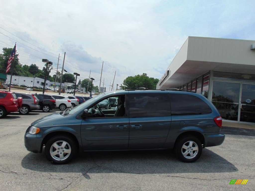 2005 Grand Caravan SXT - Magnesium Pearl / Medium Slate Gray photo #6