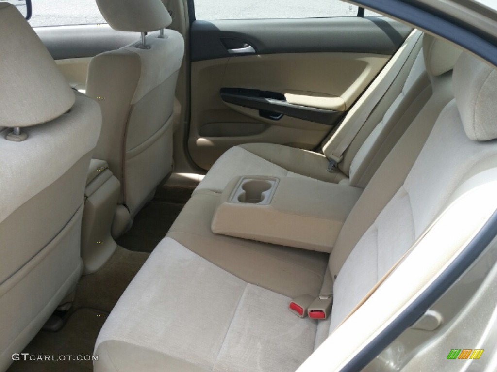 2008 Honda Accord LX-P Sedan Rear Seat Photo #104909594